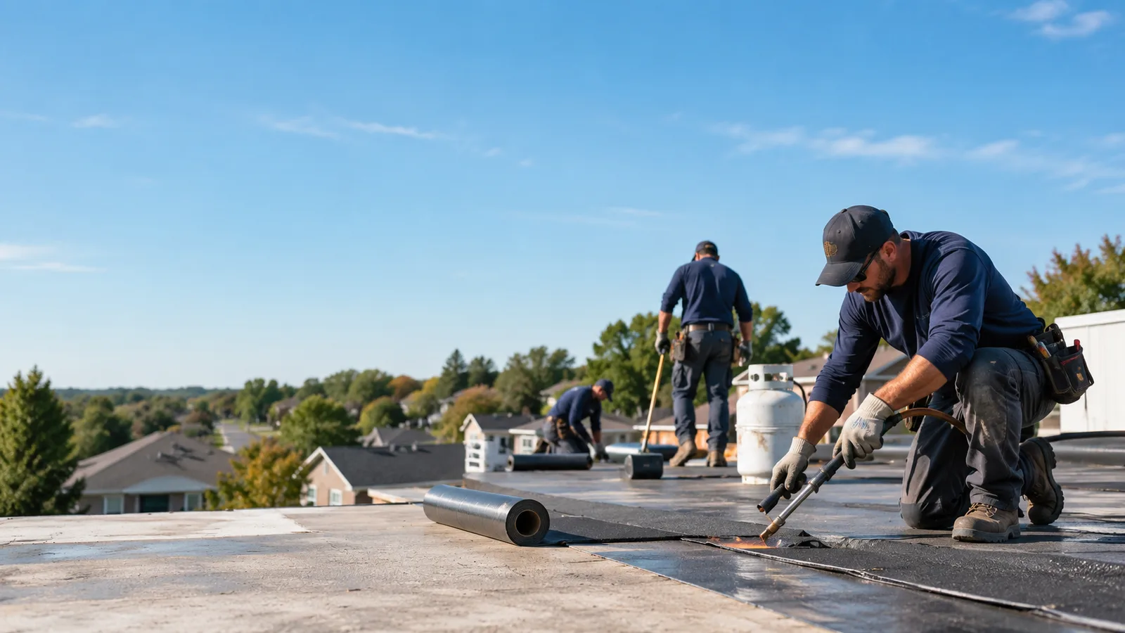 Flat Roof Leak Repair providers in Holcombe, WI